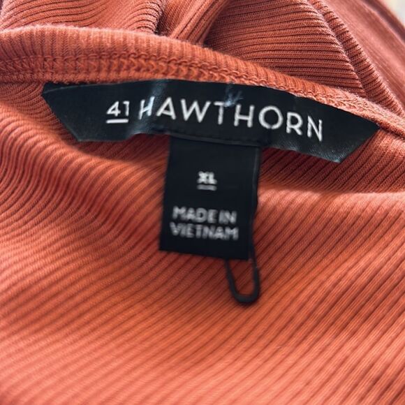 41 Hawthorn rust one shoulder maxi dress Size XL NWOT - Picture 7 of 8